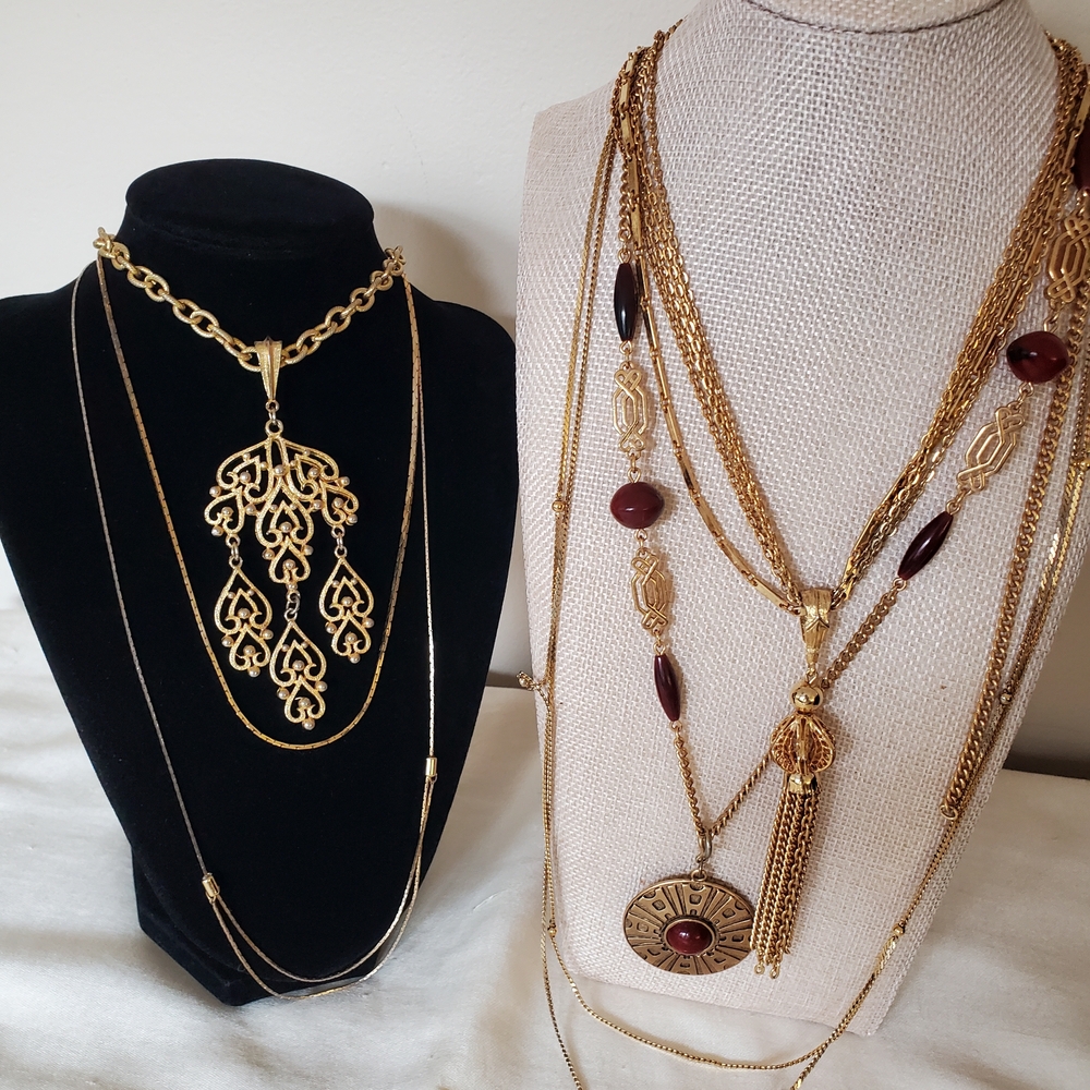 Gold-Tone Necklace Lot